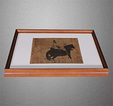 安康市书画装裱配框服务案例